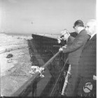 1959-21-10-Fco-Visita Presidente della Repubblica Gronchi a Fiumicino - Antenati Tunnel Merci Fiumicino