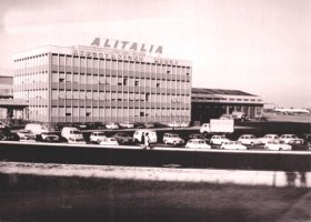 1966-11-11-Fiumicino Inaugurazione Cargo Alitalia - Antenati Tunnel Merci Fiumicino